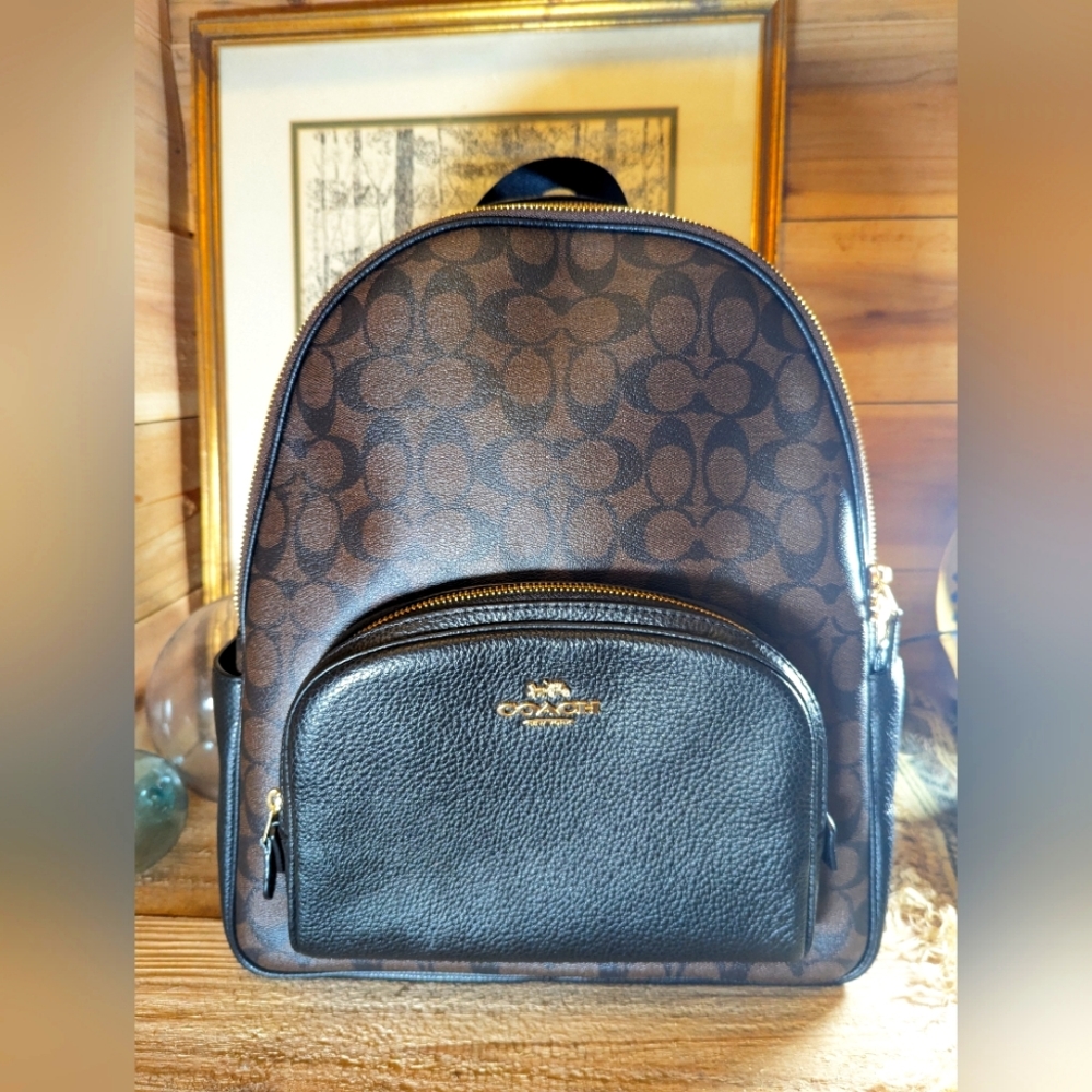 COACH Signature Court Backpack
